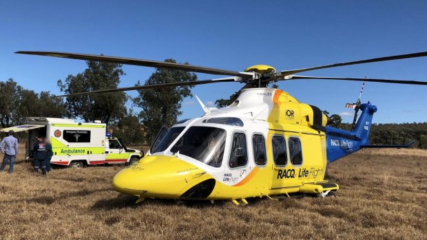 The Sunshine Coast-based RACQ LifeFlight Rescue helicopter retrieved the body of the 22-year-old man early on Sunday morning.