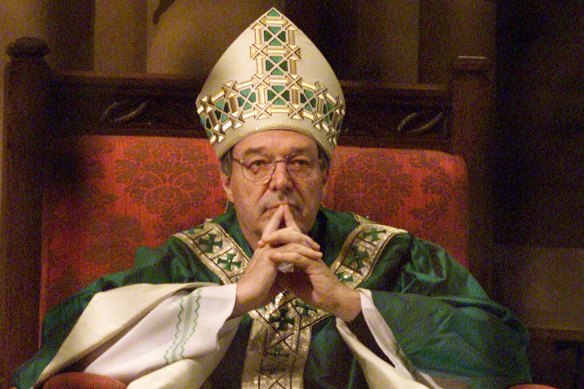 George Pell, pictured in 2002, when he was archbishop of Sydney.
