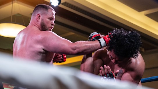 Ben Edwards won the main event of Monaro Fight Circuit 29.