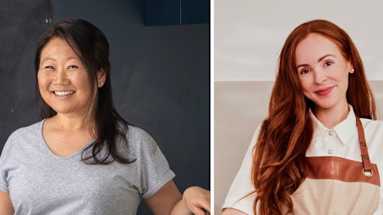 Nagi Maehashi aka RecipeTin Eats (left) and Brooke Bellamy of Brooki Bakehouse.