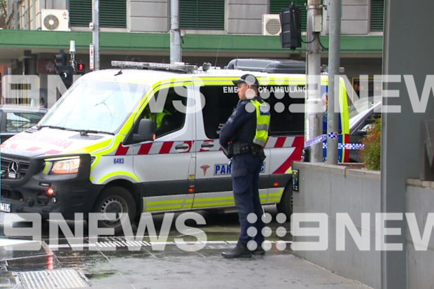 A young boy has been assaulted and a woman stabbed in Melbourne’s CBD, and police have arrested a man over the incident.