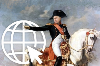 Vladimir Putin, as the Napoleon of the internet.