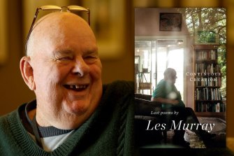 Many of the poems reveal Les Murray’s openness to difference, the marginal and the eccentric. Inset: the cover of Continuous Creation.
