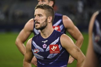 Fremantle’s Sam Switkowski may not play again this season after scans confirmed a back fracture.