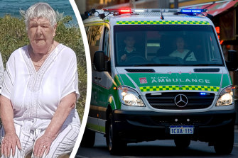 Georgina Wild, 80, died of a suspected heart attack while waiting for St John Ambulance in Perth.