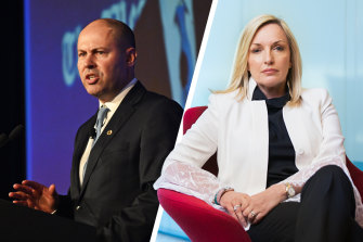 Treasurer Josh Frydenberg says if he was a chief executive of a company he would hire ousted Australia Post boss Christine Holgate.