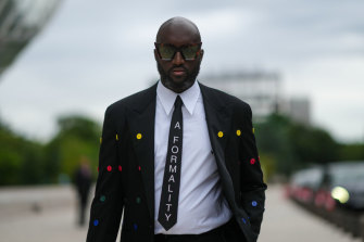 Virgil Abloh during Paris Fashion Week - Haute Couture Fall/Winter 2021/2022 in July this year.