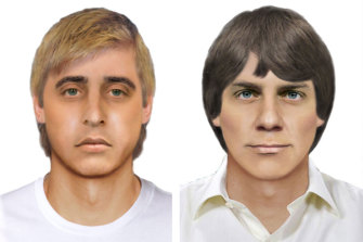 Composite image of the two men described by the victim.