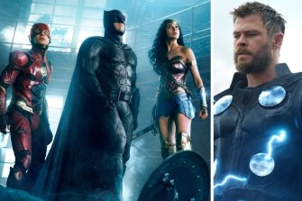 Zack Snyder’s Justice League, right, was longer than Ben-Hur at four hours, while Avengers: Endgame came in at three hours.