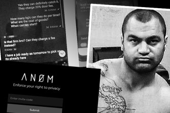 Police used the An0m app to monitor criminals such as Hakan Ayik.