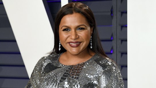 Mindy Kaling at the Vanity Fair Oscar Party in February this year. 