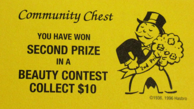 Monopoly’s beauty contest card is on the way out. 