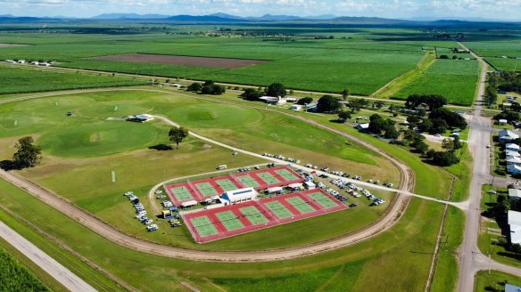 Adam Walton developed on Home Hill’s unique tennis courts, located inside a gated horse racetrack.