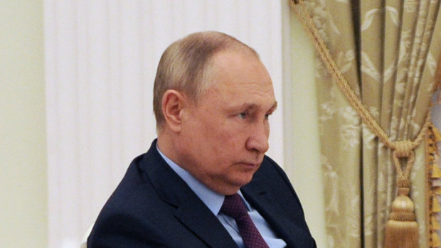 Russian President Vladimir Putin at the Kremlin on Tuesday.