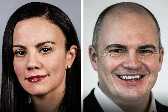 Planning Minister Lizzie Blandthorn and her brother, John-Paul Blandthorn.