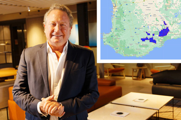 Andrew Forrest’s mining company Fortescue wants to go looking for critical minerals in the Great Southern region of Western Australia.