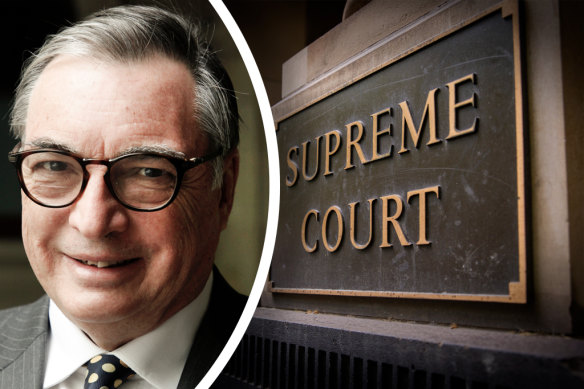 Peter Vickery, QC, has been named as the retired Supreme Court judge who allegedly sexually harassed two young female associates.