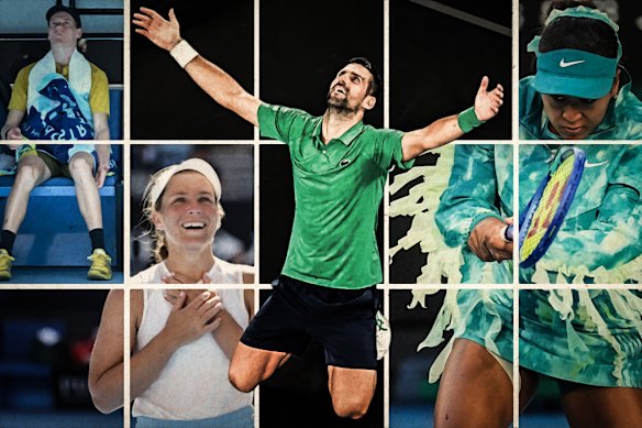 Jannik Sinner cramped, Maddy Inglis had a fairytale run, Novak Djokovic defied his age and Naomi Osaka dressed like a jellyfish.