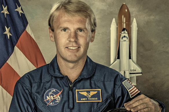 Andy Thomas spent 20 weeks on board the Mir Space Station in 1998. 