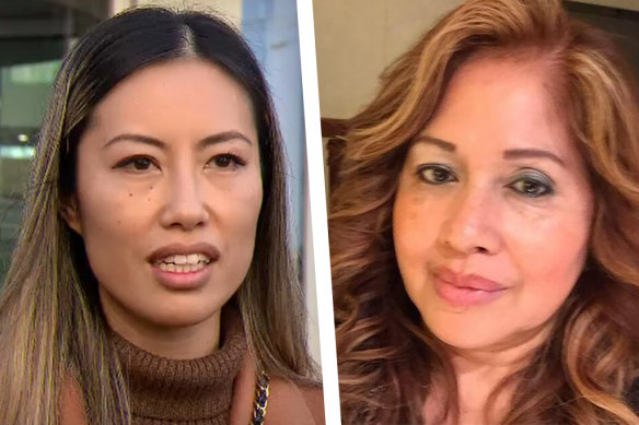 Diana Quan, left, and Moe Moe Myint Kelly, who siphoned more than $2 million from her close family friend. 
