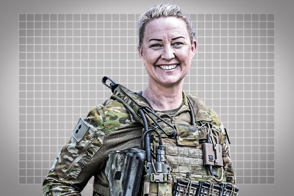 Lieutenant Colonel Kylie Hasse studies 10-15 hours per week while also working as part of the Royal Australian Army Nursing Corps.