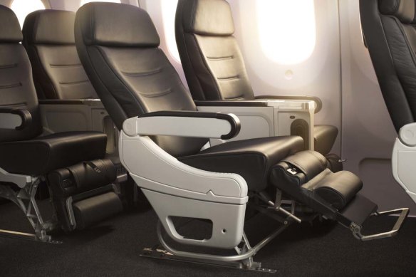 Air New Zealand’s Premium Economy seats are spacious and comfortable.
