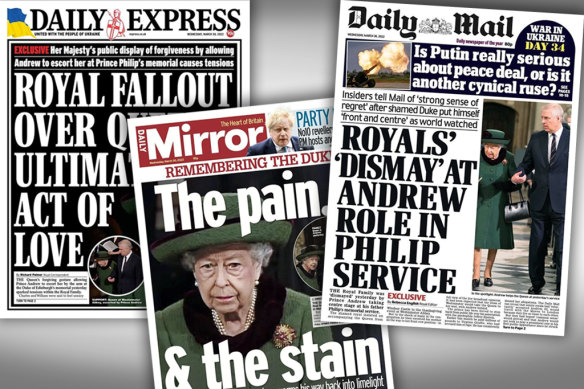 The tabloid fallout from the memorial. 