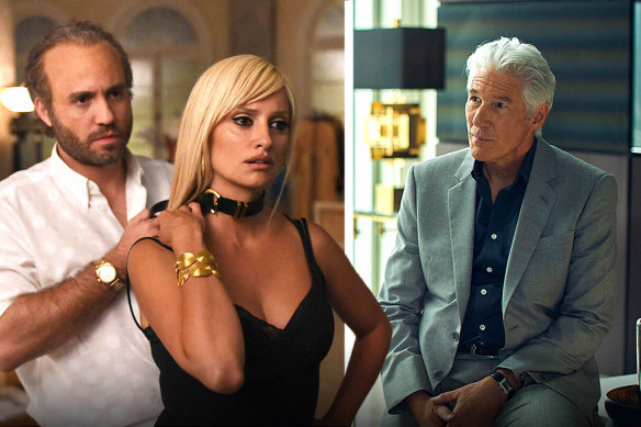 From left: Smith penned The Assassination of Gianni Versace (with Édgar Ramirez and Penélope Cruz) and MotherFatherSon (starring Richard Gere).