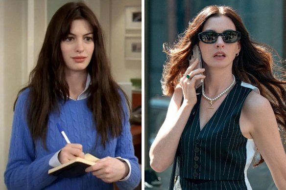 Older and sartorially wiser, Andy Sachs (Anne Hathaway) returns in The Devil Wears Prada 2.