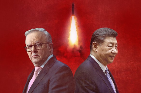 Australia could benefit diplomatically from China’s decision to test launch a missile in the Pacific Ocean.