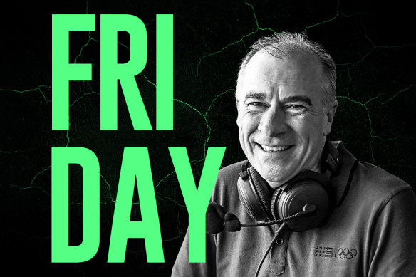Gerard Whateley will call games for Fox Footy on Friday night.