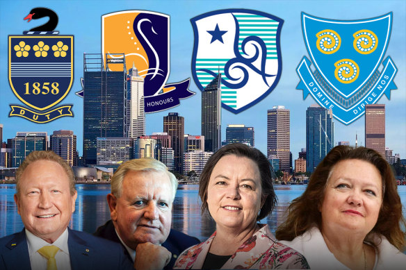 Many of Perth’s most influential people went to private schools, but some break the mould.