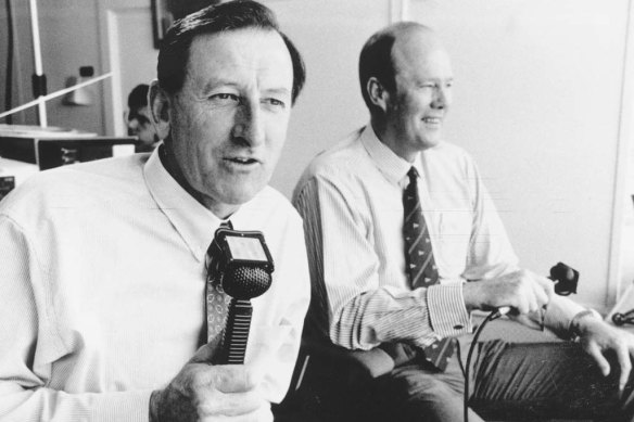 Tony Greig's verbal jousting with Bill Lawry was the stuff of commentating legend.
