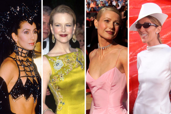 Carpet capers: Cher, Nicole Kidman, Gwyneth Paltrow and Celine Dion.