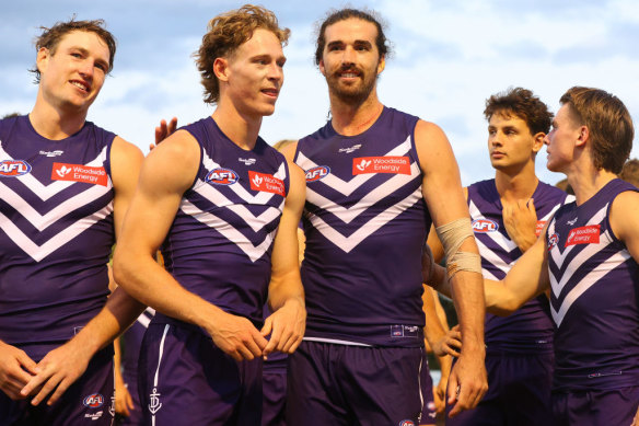 New captain Alex Pearce will lead the Dockers into the 2023 AFL season. 