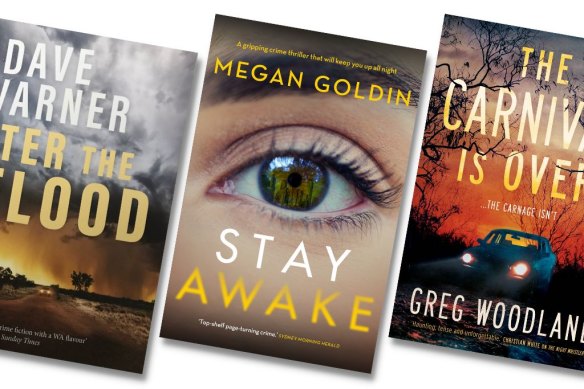 Dave Warner’s After the Flood, Megan Goldin’s Stay Awake and Greg Woodland’s The Carnival is Over.