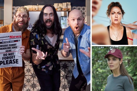 From Aunty Donna’s Coffee Cafe to Wellmania and Class of  ’07, it’s a big month for Australian comedy.