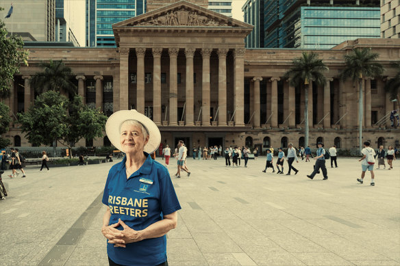 Alison Muirhead: Showing tourists Brisbane’s history is just one of her interests.  