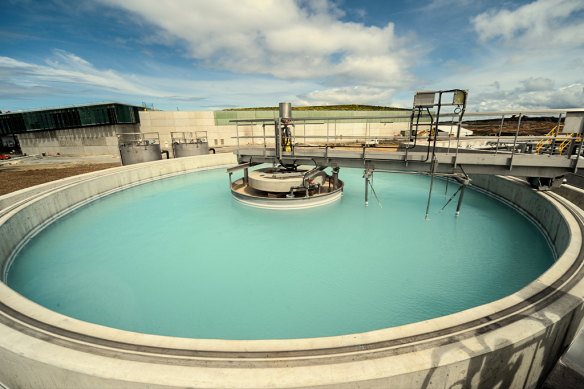 The desalination plant at Wonthaggi in Victoria.