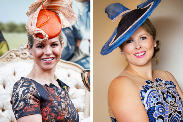 Melbourne Racing Club committee members Alison Saville (left) and Caitrin Kelly.