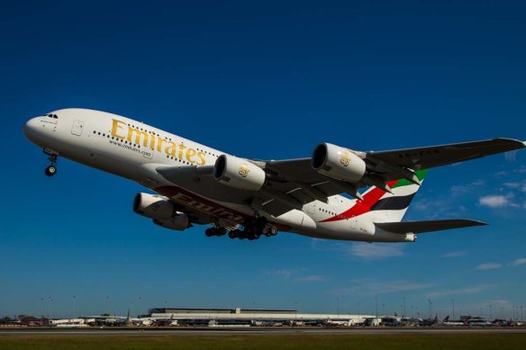 The Airbus A380 makes its first appearance in Brisbane. Photo: planeimages.net