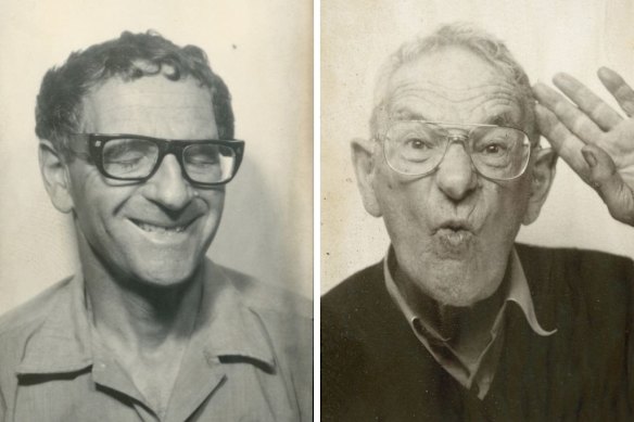 Alan Adler, Photobooth portraits, gelatin silver prints.