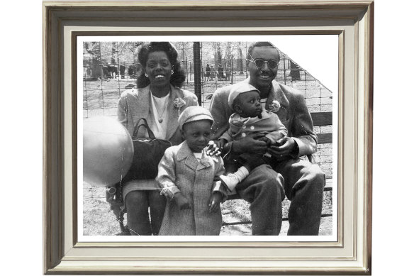 US physicist Ron Mallett (front) with his parents, Dorothy and Boyd Mallett, and baby brother Jason in 1948. After his father's sudden death, Mallett dedicated his life to the study of time and space.