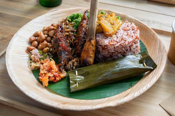 The simplicity of local warung cooking.