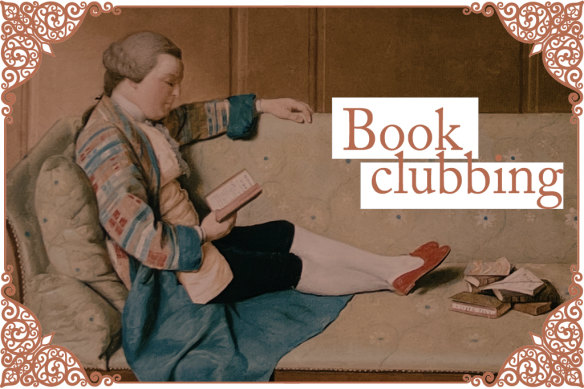 I’m one of those cool, sophisticated people who study books in a club.