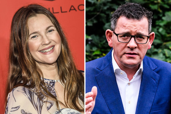 Both Hollywood star Drew Barrymore and former Victorian Premier Dan Andrews changed their mind about something important.