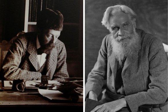 John Addington Symonds, right, and Havelock Ellis were inspirations for Tom Crewe’s novel.