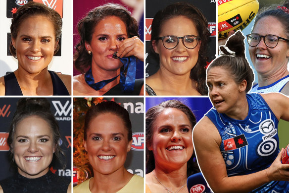 North Melbourne star Emma Kearney.