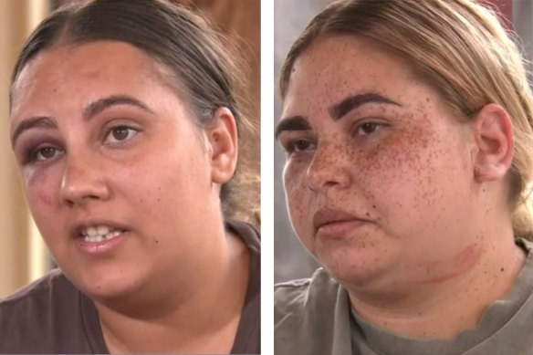 Tiara Cox and Kia Krakouer spoke to Nine News after the alleged assault.