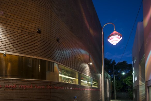 Mikala Dwyer’s Lamp For Mary lights the way in Surry Hills.